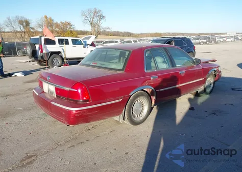 2000 Mercury Grand Marquis Ls z USA, uszkodzony, nr VIN 2MEFM75W2YX635317